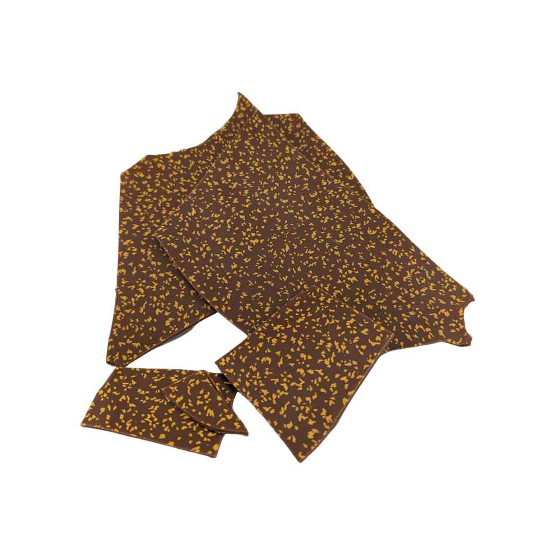 Mouth-watering Caramel Shards by Crofts Chocolates, perfect for gifting or indulgence