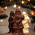 Belgian chocolate Santa in large size, available in milk, dark, and white, from Crofts Chocolates.