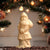 Belgian chocolate Santa in large size, available in milk, dark, and white, from Crofts Chocolates.